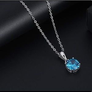 Jewelry - S925 December (tanzanite) birthstone necklace Jewelry - S925 December (tanzanite) birthstone necklace